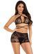 Комплект Leg Avenue Wrap Around Bra Top & Boy Shorts 10059 фото 1
