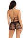 Комплект Leg Avenue Wrap Around Bra Top & Boy Shorts 10059 фото 2