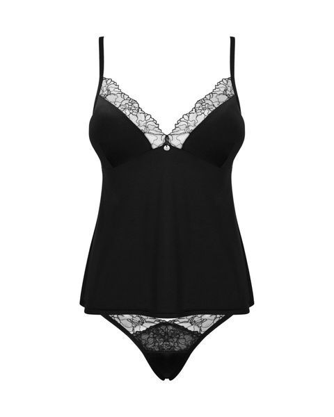 Топ та трусики Obsessive Bella Rou top & panties 10572 фото