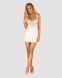 Сорочка Obsessive Amor Blanco underwire chemise & thong 10639 фото 1