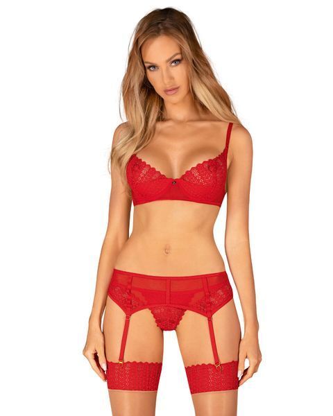 Комплект Obsessive Ingridia 3-pcs set XS/S 10294 фото