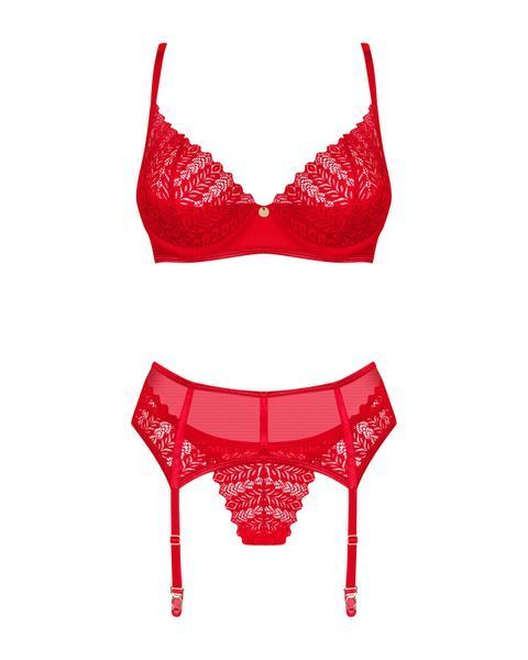 Комплект Obsessive Ingridia 3-pcs set XS/S 10294 фото