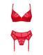 Комплект Obsessive Ingridia 3-pcs set XS/S 10294 фото 3