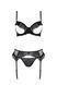 Комплект Passion KERRIA SET WITH OPEN BRA black 10432 фото 5