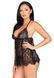 Сорочка бебі-дол Leg Avenue Floral lace babydoll & string 10505 фото 4