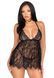 Сорочка бебі-дол Leg Avenue Floral lace babydoll & string 10505 фото 3