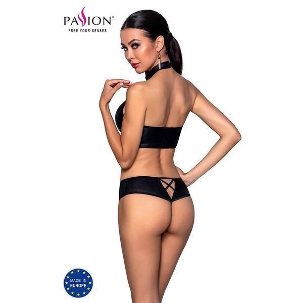 Комплект з еко-шкіри Passion NANACY BIKINI 10370 фото