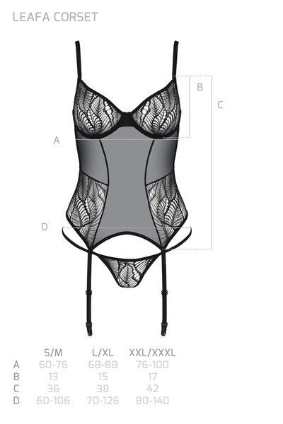 Корсет Passion LEAFA CORSET  10944 фото