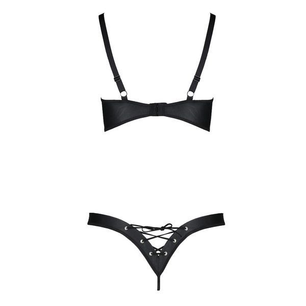 Комплект з екошкіри Passion CELINE BIKINI 10444 фото