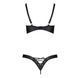 Комплект з екошкіри Passion CELINE BIKINI 10444 фото 4