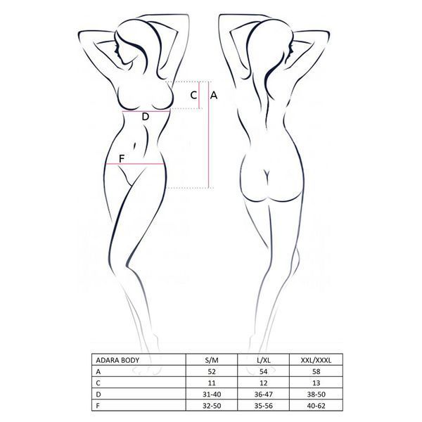 Боді-монокіні Passion ADARA BODY 00178 фото
