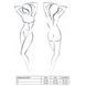 Ажурний боді Passion AZALIA BODY 00042 фото 5