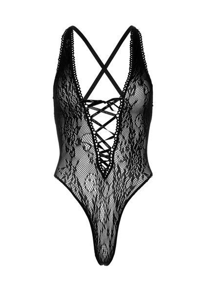 Кружевное боди Leg Avenue Floral lace thong teddy 00135 фото