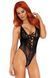 Кружевное боди Leg Avenue Floral lace thong teddy 00135 фото 14