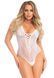 Кружевное боди Leg Avenue Floral lace thong teddy 00135 фото 6