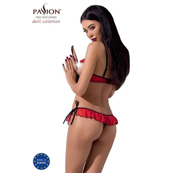 Комплект білизни Passion Exclusive CHERRY SET OpenBra 10218 фото