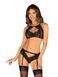Комплект Obsessive Allastia 2-pcs set black 10087 фото 3
