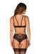 Комплект Obsessive Allastia 2-pcs set black 10087 фото 2