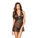 Прозора сорочка приталена Passion TARANEE CHEMISE 10522 фото 3