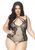 Тедді з відкритим доступом Leg Avenue Net lace crotchless teddy 00138 фото