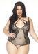 Тедді з відкритим доступом Leg Avenue Net lace crotchless teddy 00138 фото 1