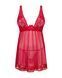Прозора сорочка бебі-дол Obsessive Lacelove babydoll & thong 10594 фото 4