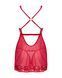 Прозора сорочка бебі-дол Obsessive Lacelove babydoll & thong 10594 фото 7